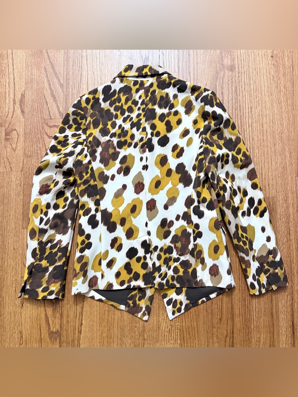 7th Avenue New York & Co Leopard Print Blazer Open Jacket Size XS - Picture 7 of 15